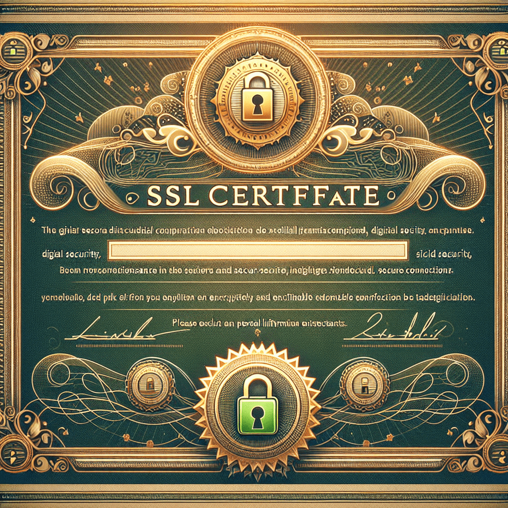 SSL CERTFFATE